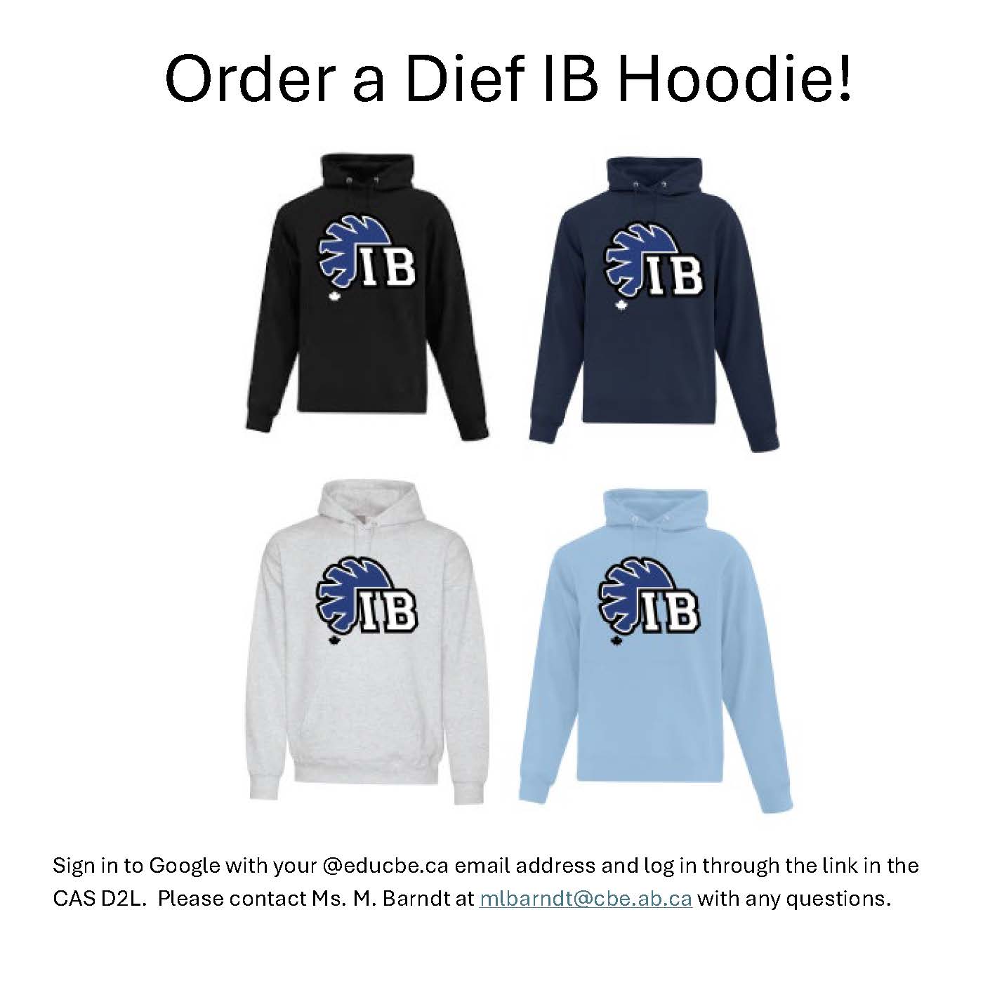 IB Hoodies updated