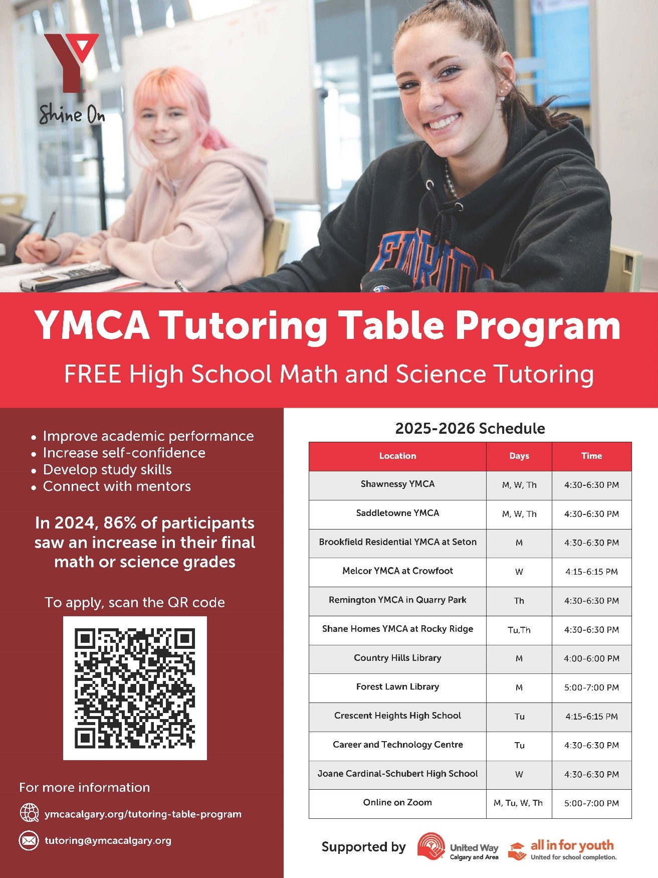 YMCA Tutoring Program