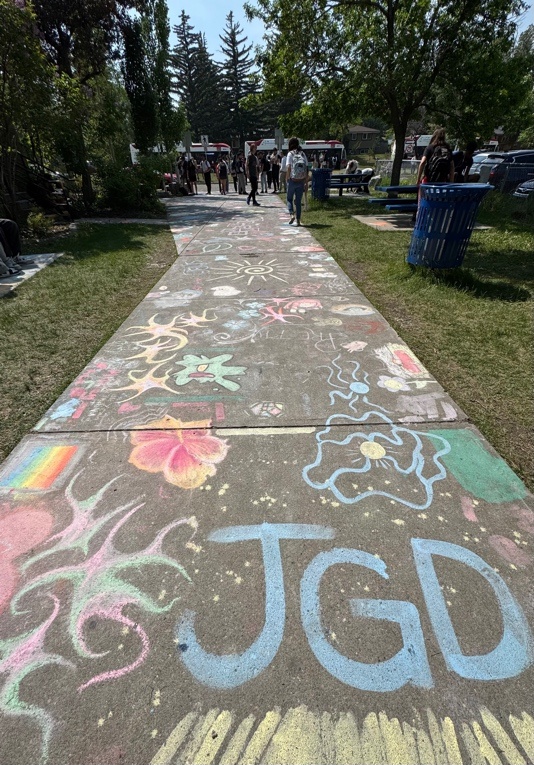 Artist Spotlight June 13 Chalk Drawing