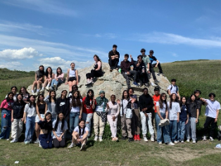 IB Students at Nose Hill May 2025